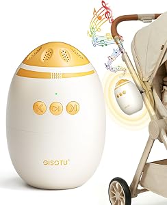 Baby Stroller Rocker with Adjustable Rocking Speed and 11 Soothing White Noise, Hands-Free