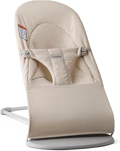 BabyBjörn Bouncer Balance Soft, Light Beige, Woven/Jersey