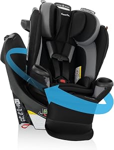 Evenflo Revolve360 Extend Convertible Car Seat with 360 Degree Rotation, Extended Rear-Fac