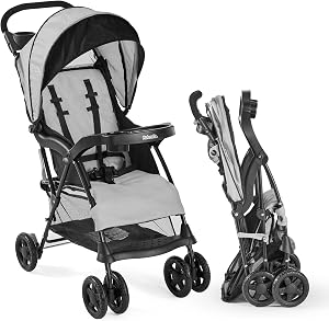 Kolcraft Cloud Plus Lightweight Umbrella Stroller for Toddlers with Reclining Seat, Large 