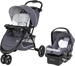 Baby Trend Stroller and EZ-Lift Infant Car Seat, EZ Ride Travel System, Dash Grey