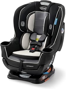 Graco Extend2Fit Convertible Car Seat, Rear and Forward Facing Car Seat with Adjustable Ex