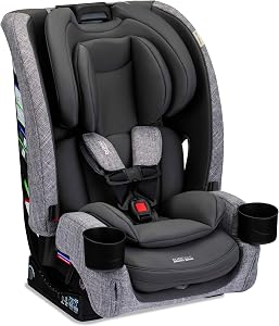 Britax One4Life Slim All-in-One Car Seat, 10 Years of Use, SpaceSaver Design, Rear-Facing Infant to Forward-Facing Booster, ClickTight