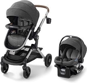Graco Modes Nest Travel System, 3-in-1 Modular Carseat Stroller Combo, Includes the SnugRi