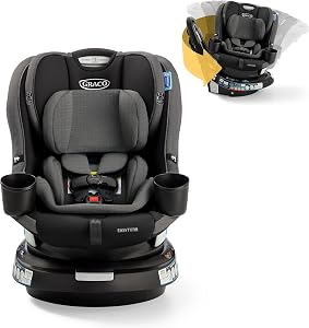 Graco EasyTurn 360 2-in-1 Rotating Convertible Car Seat, 360 Degree Rotating Infant to Tod